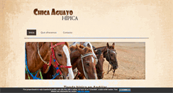 Desktop Screenshot of chicaaguayo.com
